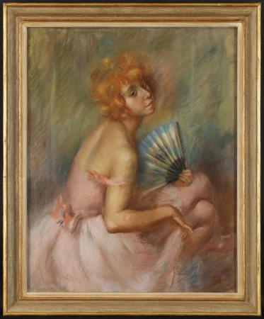 Femme à l'éventail