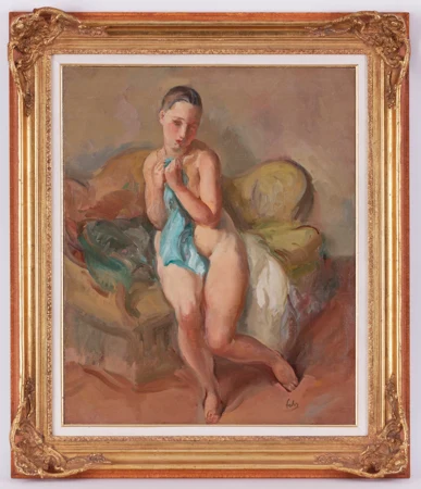 Nu féminin sur le divan