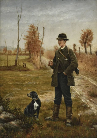 Chasseur et son chien