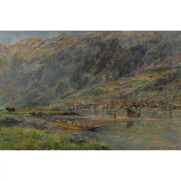 Henri Girardet — Blick auf Brienz.