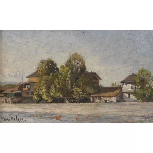 Henri Hébert — "Les anciens bains d′Arve".