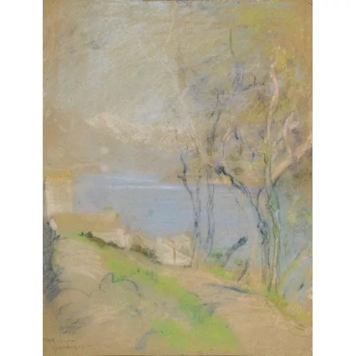 Henri Robert — "Oliviers à Gandria".