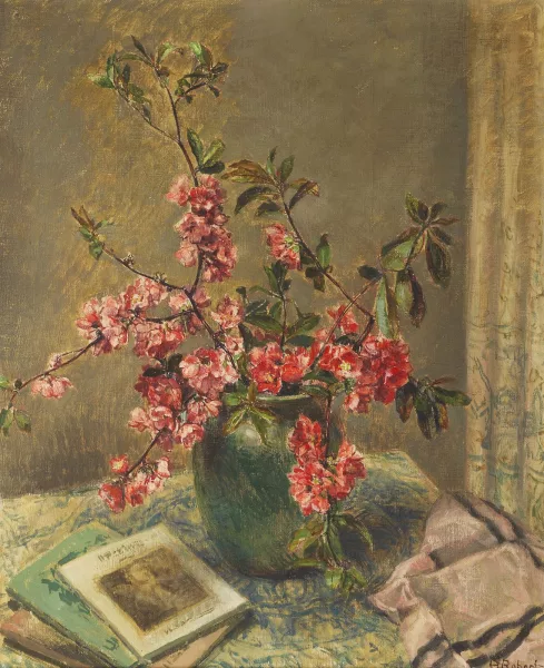 Henri Robert — Bouquet de pommier du japon