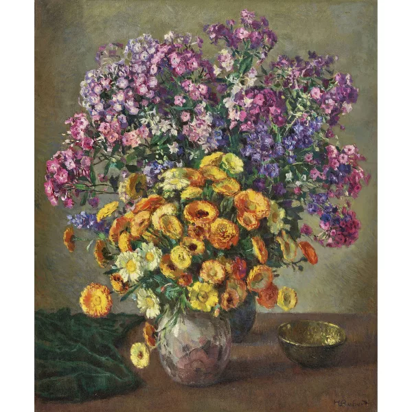 Henri Robert — "Soucis et Phlox".