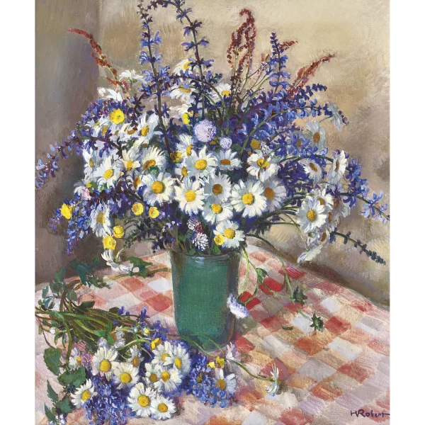Henri Robert — Nature morte aux fleurs.
