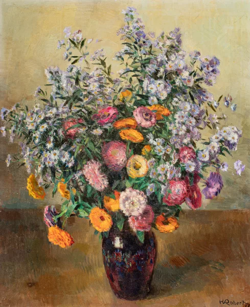 Henri Robert — Bouquet de fleurs