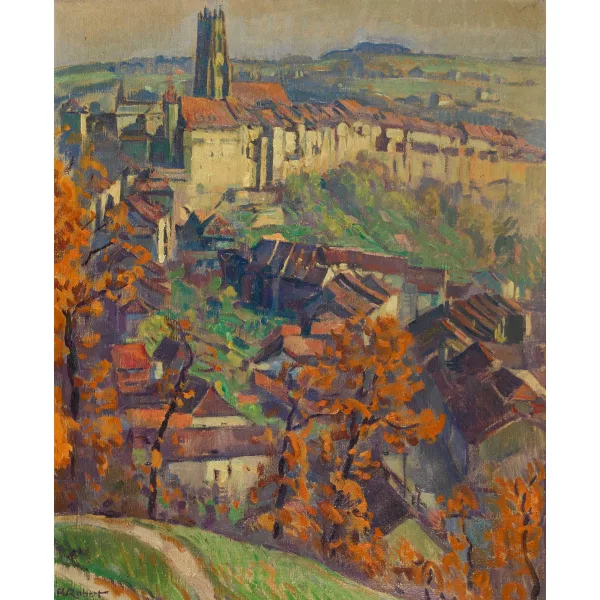 Henri Robert — Fribourg en automne.