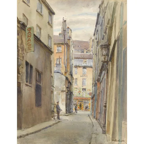 Henri Robert — "Rue Grégoire-de-Tours, Paris".