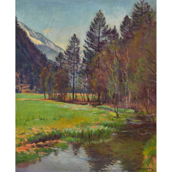 Henri Robert — "Ruisseau en Gruyère".