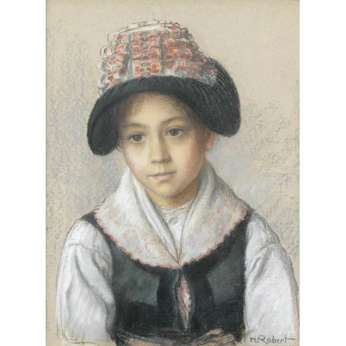 Henri Robert — "Fillette d′Evolène".