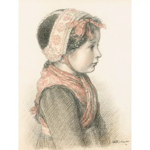 Henri Robert — Jeune fille d′Évolène.