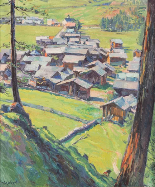 Henri Robert — Unterwasser, Valais", um 1935
