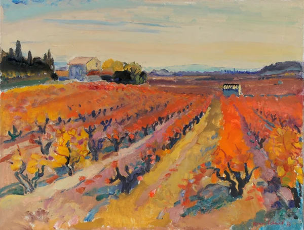 Henri Schmid — Reblandschaft Provence, 1983