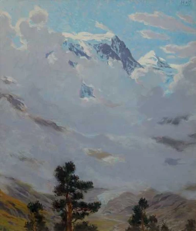HENRI VAN MUYDEN — Fond du Val d'Hérens, 1926. — Koller Auktionen