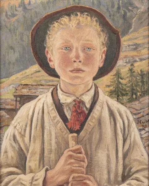 Henri VAN MUYDEN (1860-1936), "Portrait d'un jeune homme". — DognyAuction