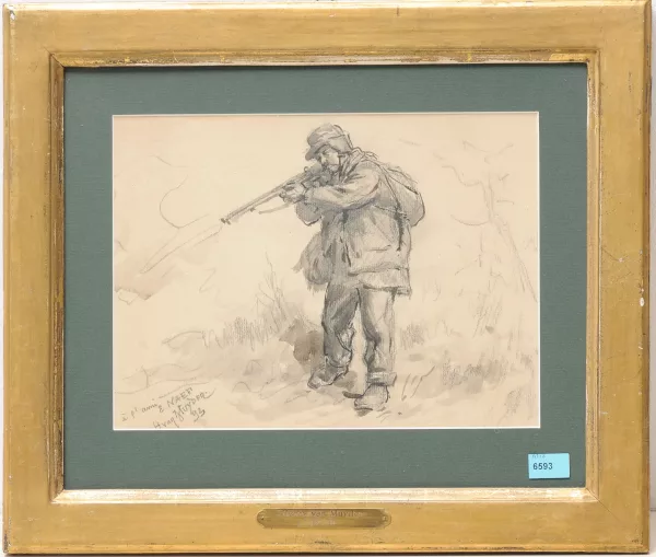 Henri van Muyden — Jäger auf der Pirsch