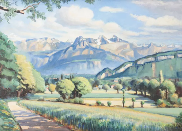 Henri Weissenbach — Vue de montagne