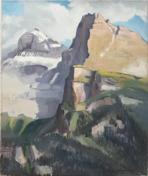 Henri Weissenbach — Montagne et glacier