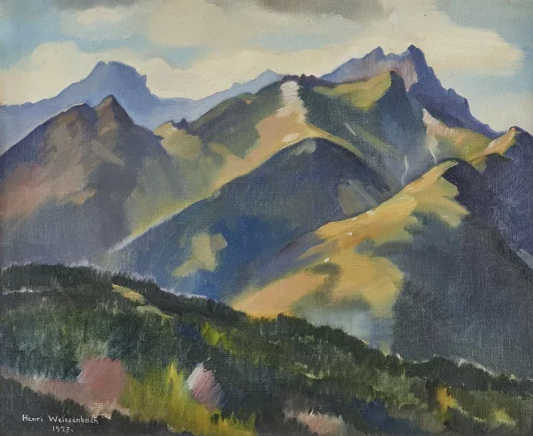 Henri Weissenbach — Vue des Alpes