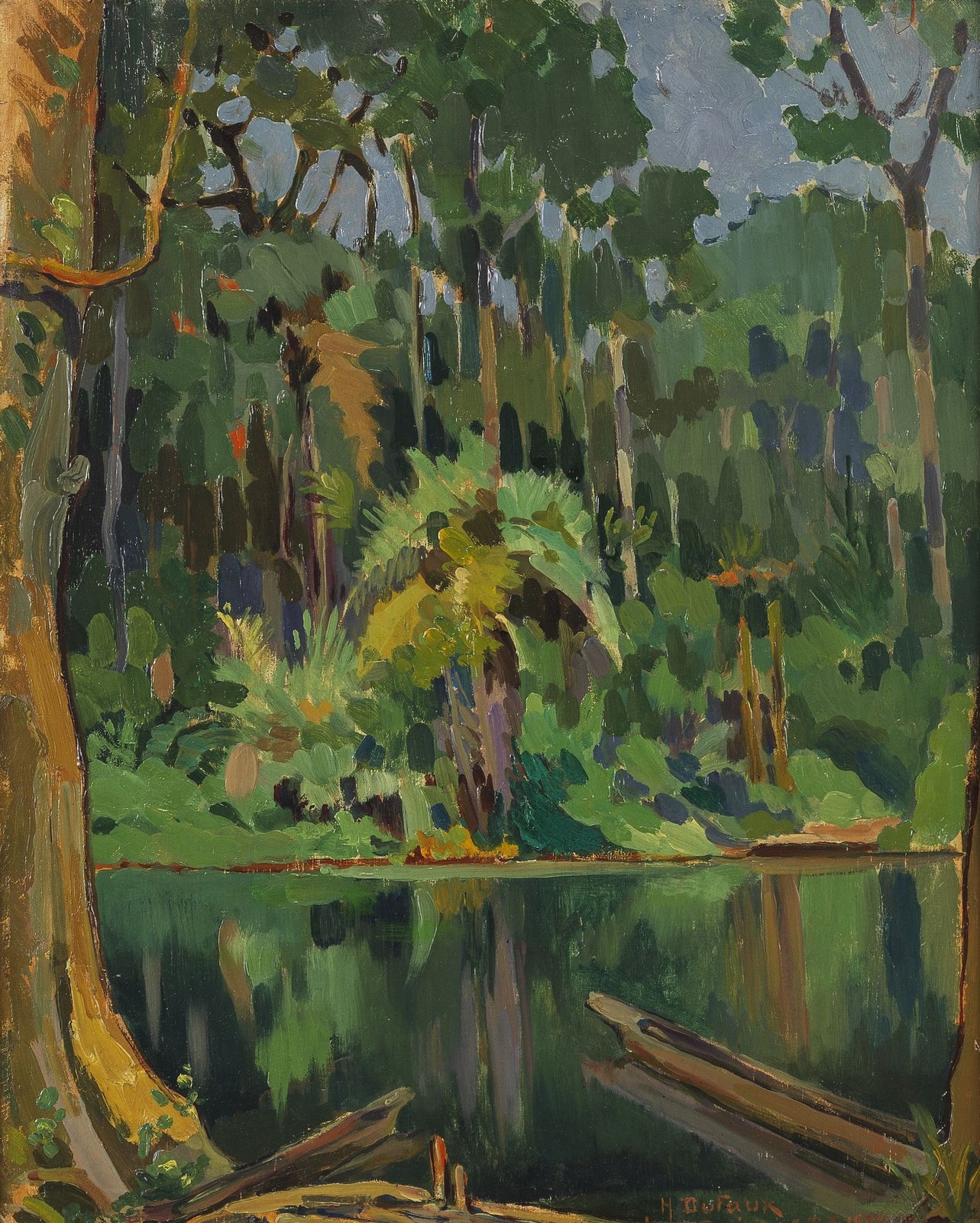 Pirogue au Congo français