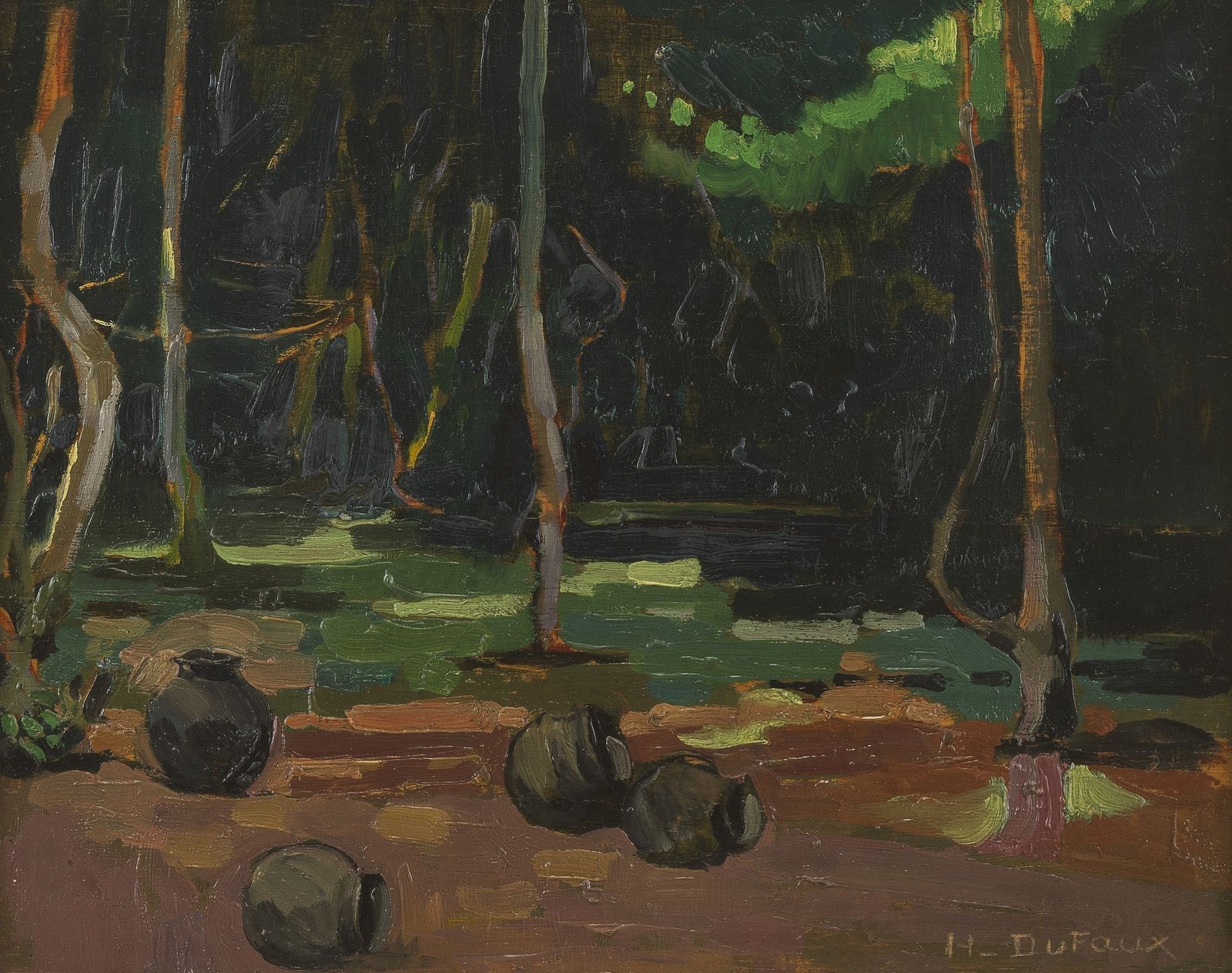 Au bord de la rivière