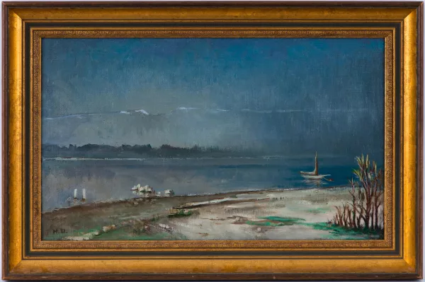 Henri Dufaux — "Pluie à la Pointe à la Bise"