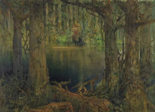 Henri Dufaux — Rivière dans la forêt