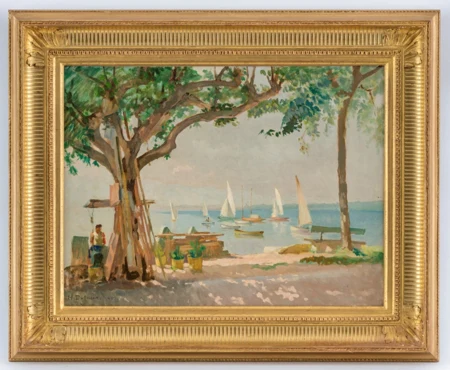 Bord du lac à Morges