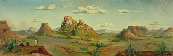 Henri Dufaux — Paysage du Bechuanaland