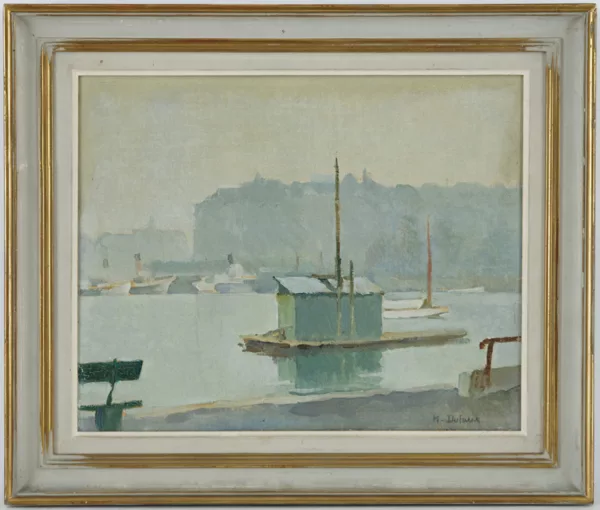 Henri Dufaux — Henri Dufaux (1879-1980), \\Bord du lac depuis les