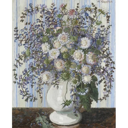 Henry-Claudius Forestier — "Bouquet des Champs. Sauges et Centaurées".