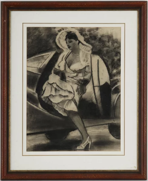 Henry Meylan — Henry Meylan (1895-1980), \\Portrait de femme\\,