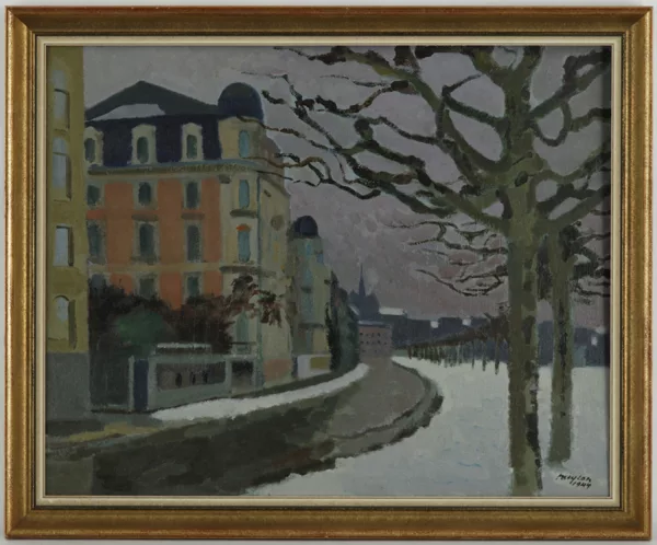 Henry Meylan — Henry Meylan (1895-1980), \Quai des Eaux-Vives sous