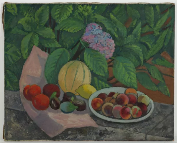 Henry Meylan — Henry Meylan (1895-1980), \Nature morte au melon\,