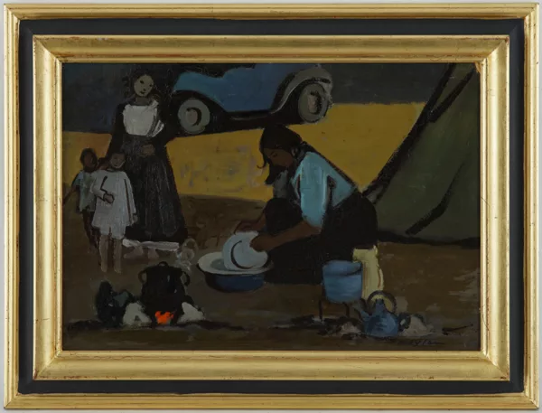 Henry Meylan — Henry Meylan (1895-1980), \\Gitans. Camargue\\,