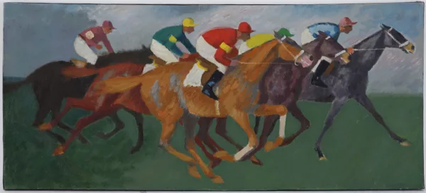 Henry Meylan — Course de chevaux
