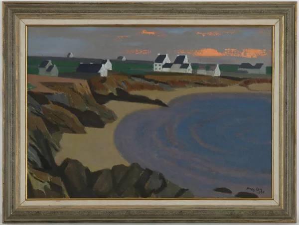 Henry Meylan — Henry Meylan (1895-1980), \Bretagne, marée basse\,