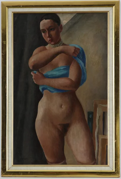 Henry Meylan — Henry Meylan (1895-1980), \\Modèle dans l'atelier\\,