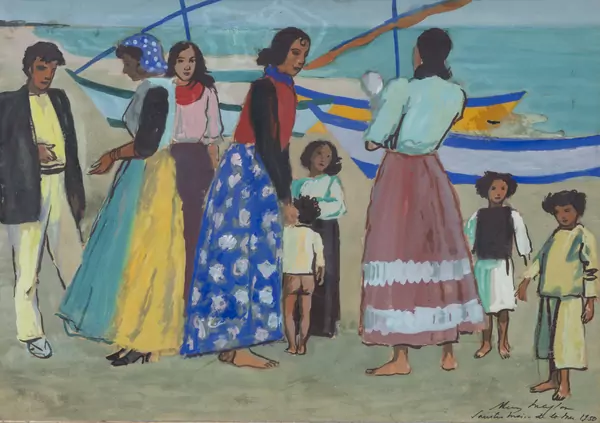 Henry MEYLAN (1895-1980), 'Les Gitanes', gouache — DognyAuction