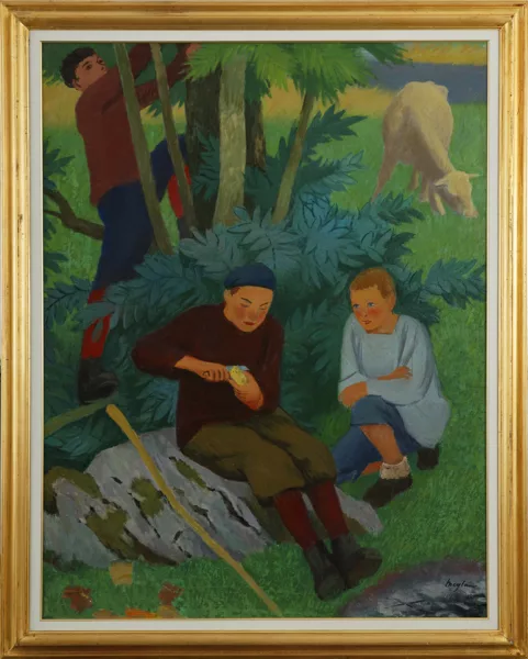 Henry Meylan — Henry Meylan (1895-1980), \L'automne\, importante