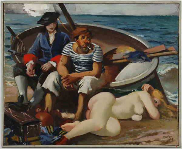 Henry Meylan — Henry Meylan (1895-1980), \\Marie galante\\, huile