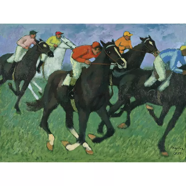"Course de chevaux"