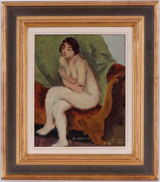 Henry Meylan — Nu assis