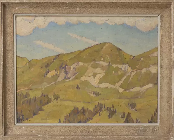 Henry SCHIMEK (1896-1984), "Paysage montagneux", huile — DognyAuction