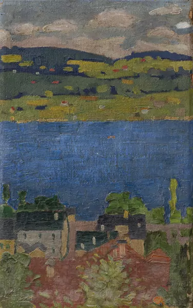 Henry WABEL (1889-1981), "Village", huile — DognyAuction