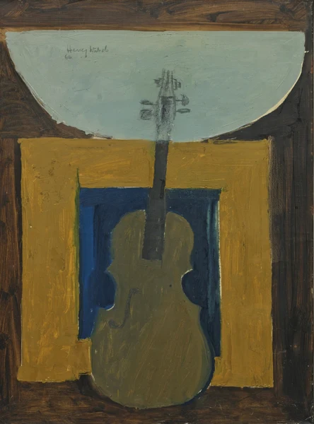 Henry Wabel — Stillleben mit Geige, 1968