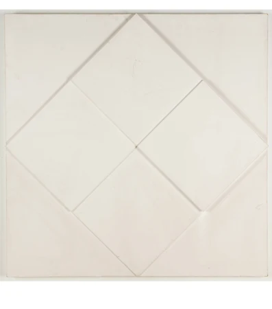 Herbert Distel — Relief in Weiss — Galerie Kornfeld