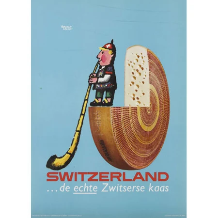 "Switzerland ... de echte Zwitserse kaas"