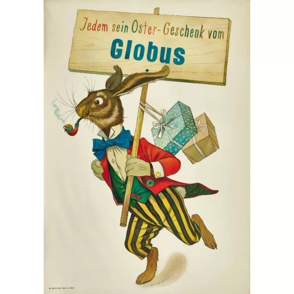 Herbert Leupin — "Jedem sein Oster-Geschenk vom Globus".