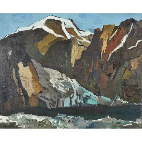 Herbert Theurillat — Expressive Berglandschaft.